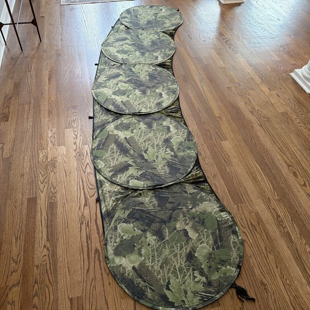 Ameristep Pop Up Ground Blind Camo Portable‎ Hunting Turkey Deer Layout